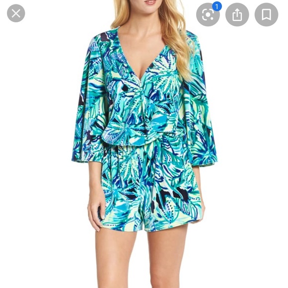 Lilly Pulitzer Pants - NWOT Lilly Pulitzer Viviana romper!